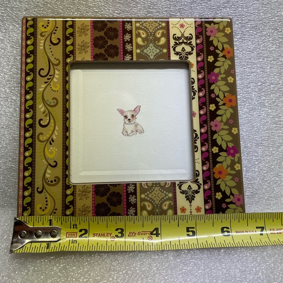 Framed water color painting of small dog - Picture 6 of 6